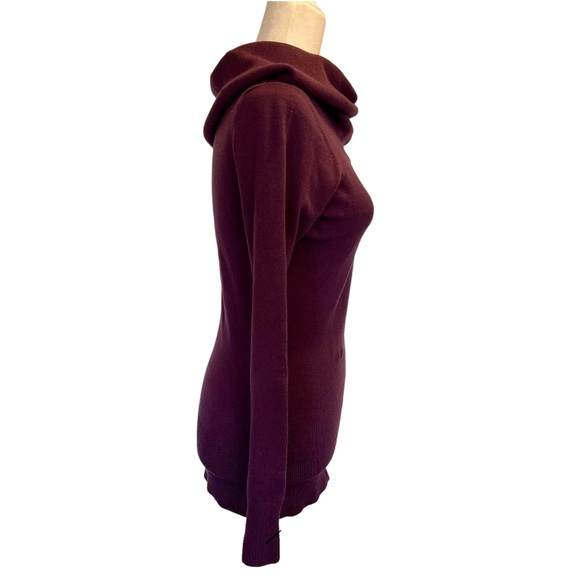 French Connection Cowl Neck Sweater, purple, size XS - Picture 5 of 10